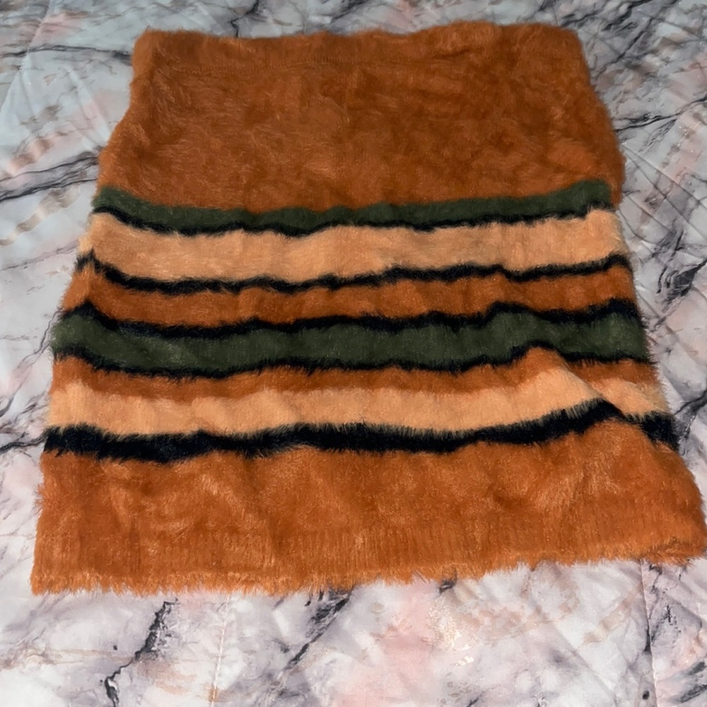 Fuzzy skirt
